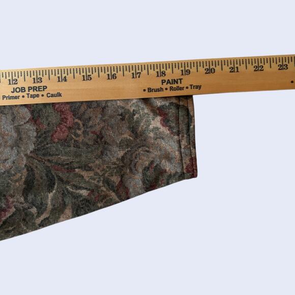 Fritzi California Floral Tapestry Jacket L Gold Button Boxy 80s/90s USA - Picture 5 of 6